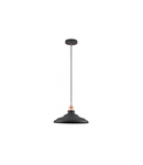 Lampa tavan - Ceiling fixture LORET L,9721 AC220-240V,50/60Hz,1*E27, max.40W, Diameter 34,8 cm,IP20, single, black