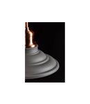 Lampa tavan - Ceiling fixture LORET M,8854,AC220-240V,50/60Hz,1*E27, max.40W, Diameter 20,5cm,IP20, single, grey