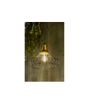 Lampa tavan - Ceiling fixture LOTTE,2622,AC220-240V,50/60Hz,1*E27, IP20, Diameter 33 CM,single, black/gold