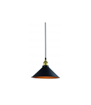 Lampa tavan - Ceiling fixture MANI 2, 4076,AC220-240V,50/60Hz,1*E27, IP20, Diameter 30 CM,single,black/gold