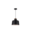 Lampa tavan - Ceiling fixture MARGUS ,2911,AC220-240V,50/60Hz,1*E27, IP20, Diameter 30 CM,single, black