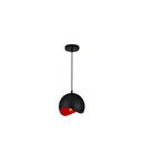 Lampa tavan - Ceiling fixture MAVIA , 1747,AC220-240V,50/60Hz,1*E27, IP20, Diameter 20 CM,single, black/red