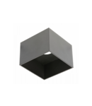 Spot - Ceiling fixture SAKURA,alum.,120x120x85,IP20,ES111,GU10,square,black