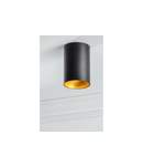 Miniatură Spot - Ceiling fixture TENSA,alum.,96×140,IP20,GU10,round,black - imaginea 3