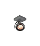 Spot - Ceiling fixture Wally,4281, AC220-240V, 50/60 Hz, IP 20,1*GU10, ES111, single, graphite