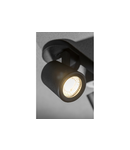 Spot - Ceiling light fixture BLINK, AC220-240V, 50/60 Hz, GU10, max. 20W*2, IP20, double, black