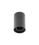Spot - Ceiling light fixture RESTO, PC, φ80x125mm, IP20, max 20W, round, black