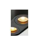 Miniatură Spot - Ceiling light fixture SENSO DUO, aluminum, 83x165x110, IP20, max 50W, round black - imaginea 3