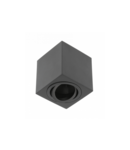 Spot - Ceiling luminaire AVEIRO BIS, aluminium, 80x80x90mm, IP20, max 20W, square, black