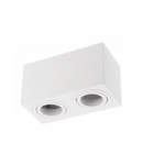 Spot - Ceiling luminaire AVEIRO DUO BIS, aluminium, 160x80x85mm, IP20, max 20W*2, square, black