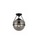 Lampa tavan - Ceiling luminaire DROP , 7165, AC220-240V, 50/60Hz, 1*E27, max.25W, dia.21 cm, black