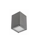 Spot - Ceiling luminaire LENTO, alum, 100×130, IP54, max 35W, square, graphite