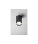 Miniatură Spot - Ceiling luminaire LENTO, alum, 100×130, IP54, MAX.35W, round, graphite - imaginea 2