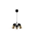 Lampa tavan - Ceiling luminaire MOUSE II, 0598, max.250V, 50/60Hz, 3*E27, max.25 W, IP20, avg. 30 cm, gold/black