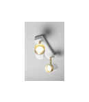Miniatură Spot - Ceiling luminaire ORIO, aluminium, 24.0×5.5×14.0, IP20, 2*GU10, max. 50W, round, white - imaginea 2