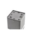 Miniatură Spot - Ceiling luminaire RIVEN, alum, 102×120, IP54, max 35W, square, graphite - imaginea 3