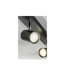 Spot - Ceiling luminaire VENETO, IP20, max. 20W, 4 x GU10, round, black