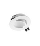 Spot - Ceiling spot light fixture LINTO, IP20, round, Ø90x29mm, white