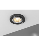 Spot - Ceiling spot light fixture PALACE II, IP20, round, black