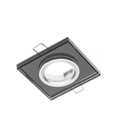 Spot - Ceiling spot light fixture PALACE II, IP20, square, black