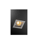 Miniatură Spot - Ceiling spot light fixture RUBIO, 102x102mm, IP20, square, single, white - imaginea 2