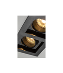 Miniatură Spot - Ceiling spot light fixture RUBIO, 187x102mm, IP20, square, double, black - imaginea 3