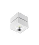 Spot - Fixture LED BIANCO , 15W, 1500lm, AC220-240V, 50/60 Hz, PF> 0.5, Ra≥80, IP20, IK06.36 degrees, 4000K, square, white