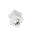 Spot - Fixture LED BIANCO , 15W, 1500lm, AC220-240V, 50/60 Hz, PF> 0.5, Ra≥80, IP20, IK06.36 degrees, 4000K, square, white