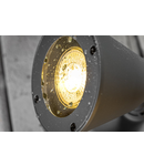 Miniatură Corp de iluminat pentru exterior - Garden fixture LUSTINO-D , GU10, MAX.20W, IP44, AC220-240V, 50-60Hz, bottom wall lamp, graphite - imaginea 3