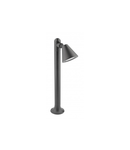 Corp de iluminat pentru exterior - Garden fixture LUSTINO-P 50, GU10, MAX.20W, IP44, AC220-240V, 50-60Hz, mounting post, graphite