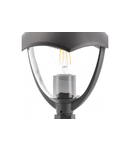 Miniatură Corp de iluminat pentru exterior - Garden luminaire GRANDE-P 31, E27, MAX.60W, IP54, AC220-240V, 50-60Hz, post, black - imaginea 2
