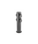 Corp de iluminat pentru exterior - Garden post CORTA-P 36, IP54, AC220-240V, 50-60Hz, 4*Schucko socket, max.3500W, post, graphite