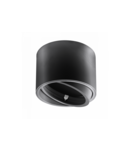 Spot - ISUMI ceiling lamp with adjustable angle, aluminium, 130×100, IP20, ES111, GU10, round, black
