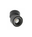 Spot - LED luminaire BIANCO, 8W,680lm,AC220-240V,50/60 Hz,PF>0,9,Ra≥80,IP20,IK06,36degrees,4000K,round,black