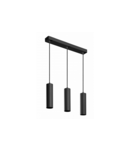 Lampa tavan - Suspended luminaire TRESOS II, 3xGU10, aluminum, IP20, max. 3x20W, black