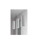 Lampa tavan - Suspended luminaire TRESOS II, 3xGU10, aluminum, IP20, max. 3x20W, white