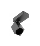 Spot - Wall fixture RENO, aluminium, IP20, max. 20W, single, square, black