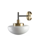 Corp de iluminat aplicat perete - Wall luminaire LAMIA 2, 3759, max250V, 50/60Hz, 1*E27, max.40W, IP20, avg. 30, 6 cm, black/gold