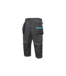 WURNITZ pantaloni elastici de protectie 3/4 gri închis XL (54)