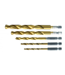 set de burghie pentru metal: 4.5.6.8.10 mm, din otel Hss