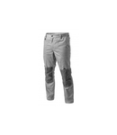 Pantaloni cu bretele de protectie KALMIT gri deschis 3XL (58)