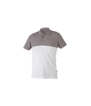 URFT Polo tricou alb-asfalt XL