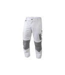 sALM Pantaloni de protectie alb 2XL