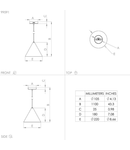 Pendul EGLO NARICES 99591, E27 40W