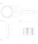 Plafoniera EGLO MARGHERA 2 390051, LED 34W