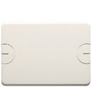 Capac ornament pentru doza modulara  - 3 module- WITH SCREW - CLOUD WHITE