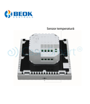 Termostat WiFi pentru centrala termica pe gaz si incalzire in pardoseala, Aplicatia mobila Smart Life, BeOk BOT-313WiFi alb