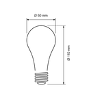 Bec LED, 6W, E27, lumina calda (**Cantitate minima comanda: 10 buc.**)