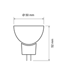 Spot LED, 4W, MR16, 220V, 4200K (**Cantitate minima de comanda 10 buc**)