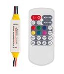 CONTROLLER PROFESIONAL RF MASTER PENTRU BENZI LED RGBW, 6-24V DC, 3X2.5+4A, IP63